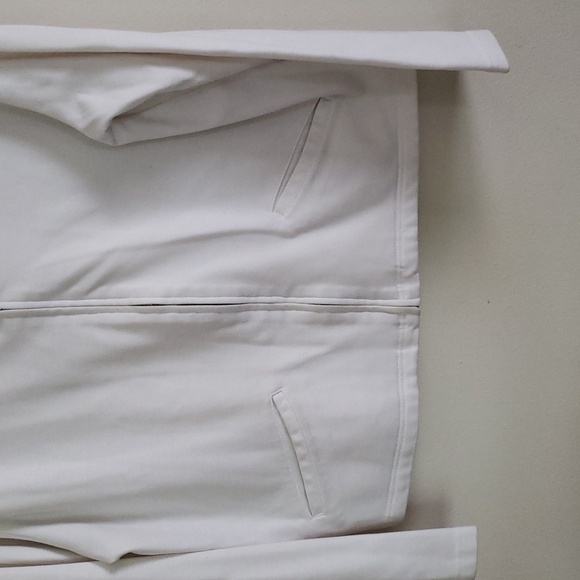 Partners white zip up hoodie, full zip, women's size medium. - Picture 3 of 8